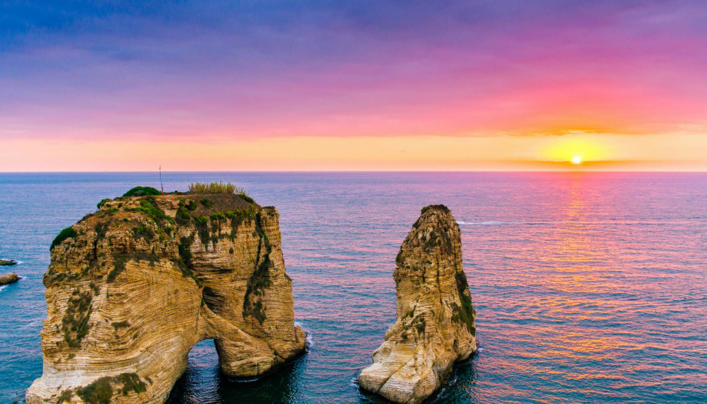 Pigeon Rocks (Raouché), Beirut, Lebanon